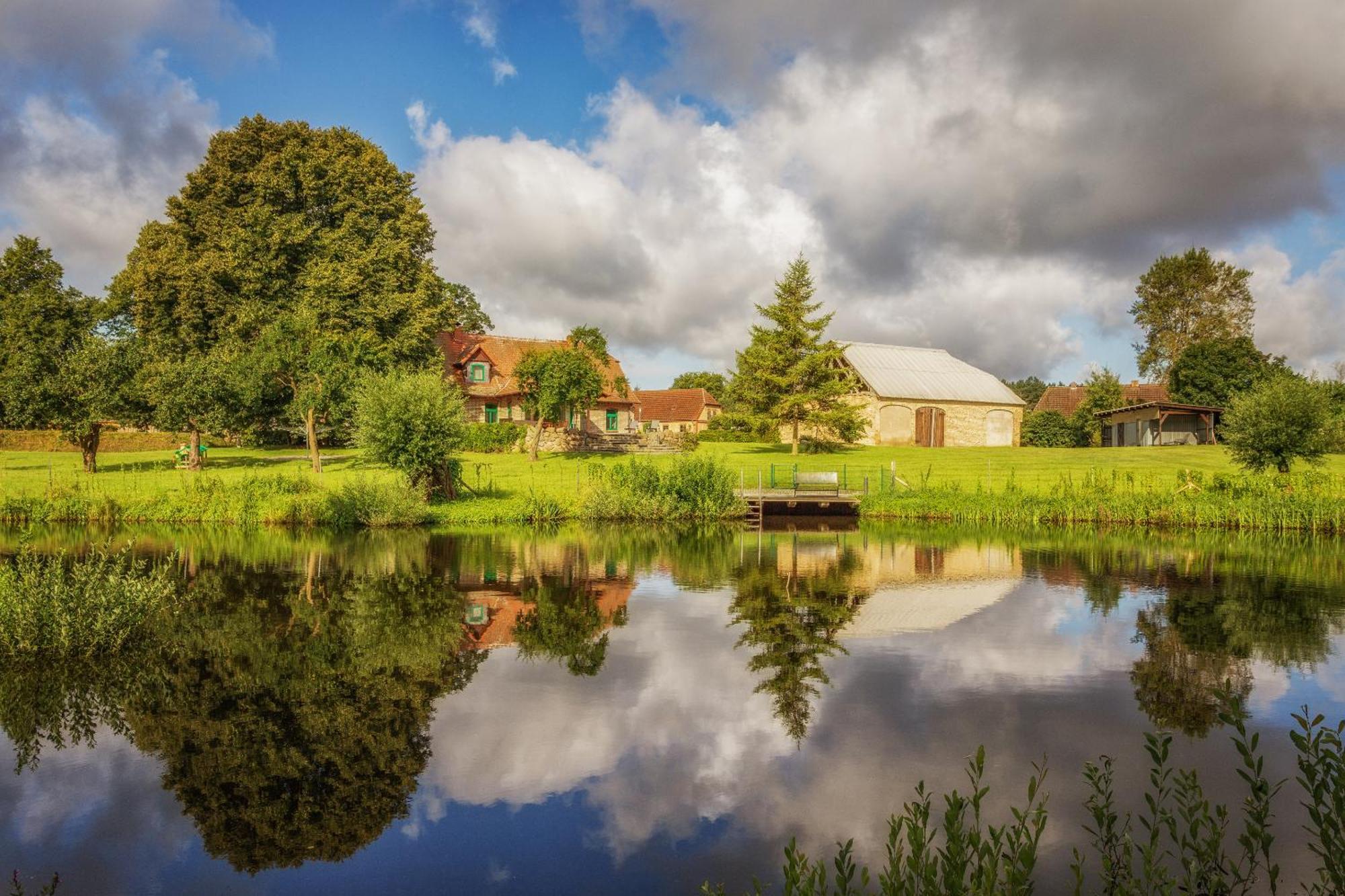 J1 Idyllisches Ferienhaus Mit Seeblick Julchendorf Exterior photo
